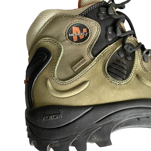 MERRELL Women’s Lace Up Hiking Ankle Boot
Green Black 9 - Picture 5 of 10